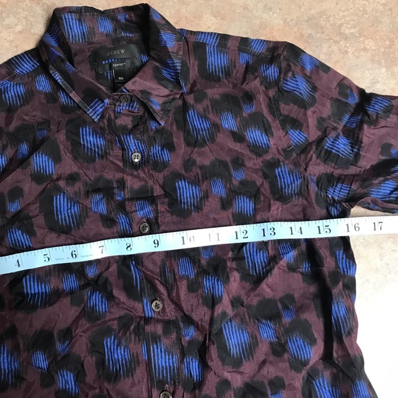 J Crew Perfect in Cobalt Lepoard E2665 - Picture 11 of 14